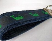 Whale Wristlet Keyfob key Chain