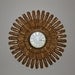 Hollywood Regency Syroco Starburst Clock from 1969