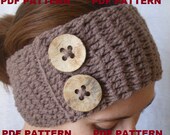 PDF PATTERN - Crochet boho headwrap / headband