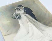Vintage Wedding Photo beautiful couple