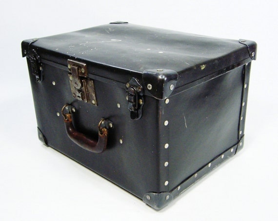 Vintage Riveted Industrial Tote Box