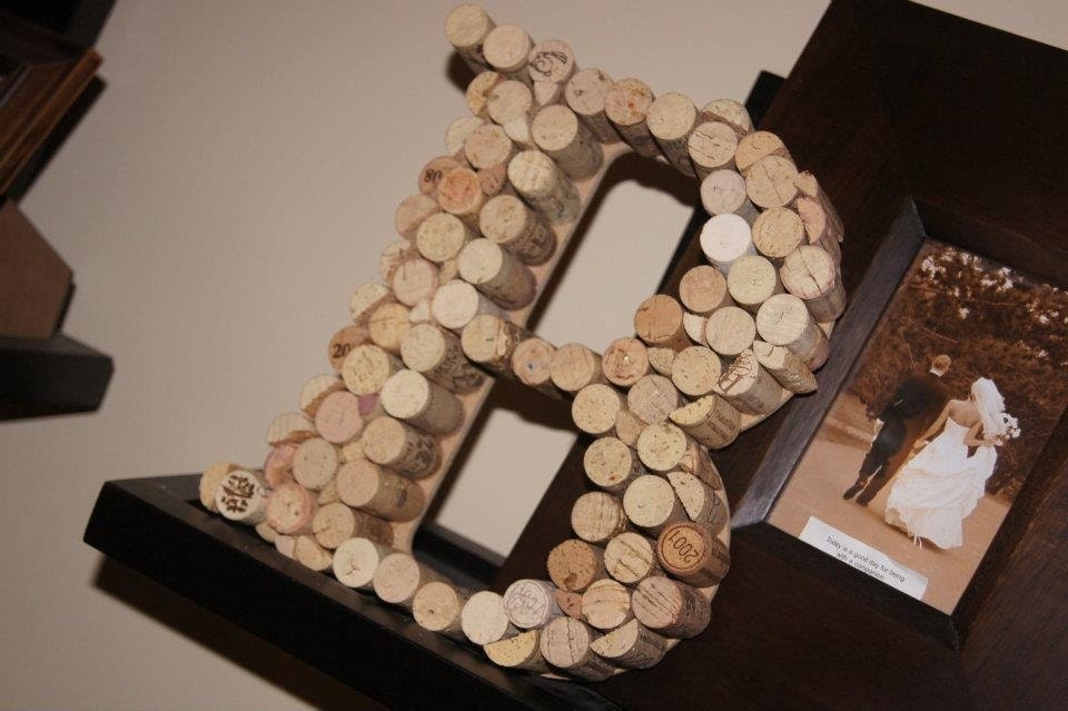 Wine Cork Decor Letters ON SALE NOW