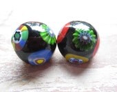 Millifiori Glass Earrings