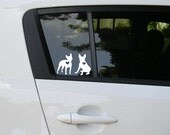 Boston Terrier car decal