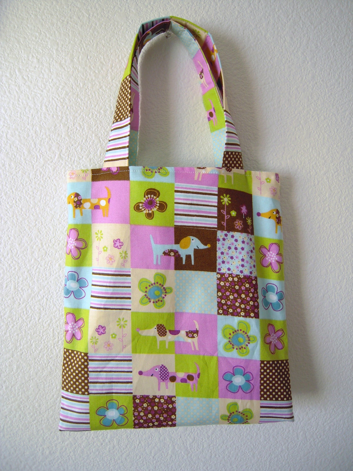 Mini Tote Bag-Dog