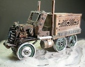 WiFi Outback Truck - Upcycled art -  Sculpture - Steampunk - Assemblage - Mixed Media