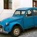 Car Photo - Citroen Ugly Duck - Blue Car in Portugal - Portuguese - European Home Decor - Blue Photo - Unisex - Art for Men