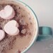 Pink Cocoa - 11x14 - Original Fine Art - Pink Heart Marshmallows in Brown Hot Cocoa - Valentines - Love Day - Original Wall Art