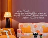 Vinyl Wall Decal Sticker Art - Bless with Fond Memories of the Past