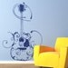 Vinyl Wall Decal Sticker Art - Artsy Guitar Hero Motif
