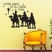 Vinyl Wall Decal Sticker Art - Wise Men Still Seek Him - Christmas Decorations