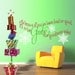 Vinyl Wall Decal Sticker Art - Be Good for Goodness Sake - Christmas Decoration