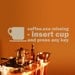 Vinyl Wall Decal Sticker Art - COFFEE MISSING EXE - Geeky Wall Mural
