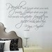 Vinyl Wall Decal Sticker Art - People Will Never Forget - Maya Angelou quote