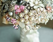 Custom Large Jeweled Crystal Brooch Bouquet - Made To Order - Art Deco Beauty