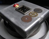 Aluminum Steampunk Card Case/ Wallet ON SALE