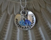 Hand-Stamped Mom Necklace