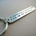 Harry Potter Inspired Keychain Hand Stamped Marauder's Map Quote
