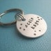 Harry Potter Accio Keys Hand Stamped Keychain by TheCopperFox