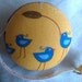 Blue Bird Tape Measure - blue on yellow