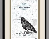 Game of Thrones - Retro Movie Poster 11x17 Movie Print