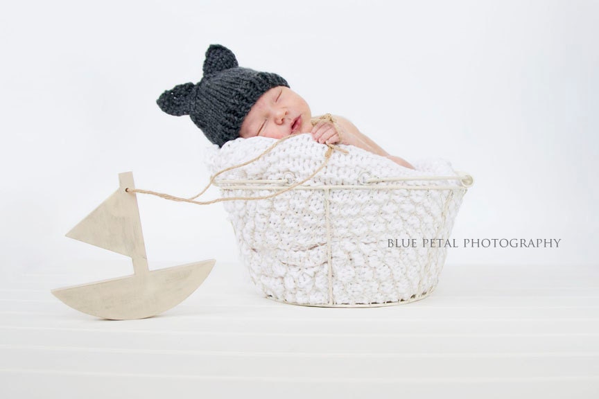 Sailboat - Nautical Decor for Children - Newborn and children photo prop
