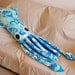 Anna Marie the Oceanic Turquoise Giant Fleece Squid - Stuffed Plush Animal