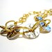 Mixed Metal Necklace Gold Silver Jewelry Chain Jewellery Two Tone Funky Statement Costume Buy Online Everyday Chunky Disc