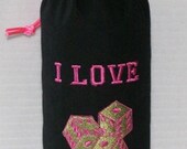 Wine Bottle Wrap Cozy - I Love Bunco