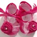 Baby Girl Shoe Victoria in Fuschia Pink, Wedding, Flower Girl, booties, slippers ,Infant,Toddler, Pre School, Handmade by Pink2Blue.