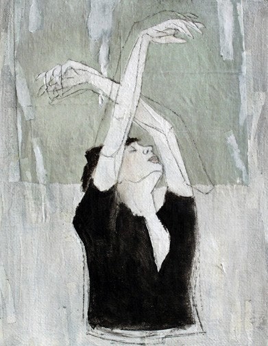 print of a collage/painting