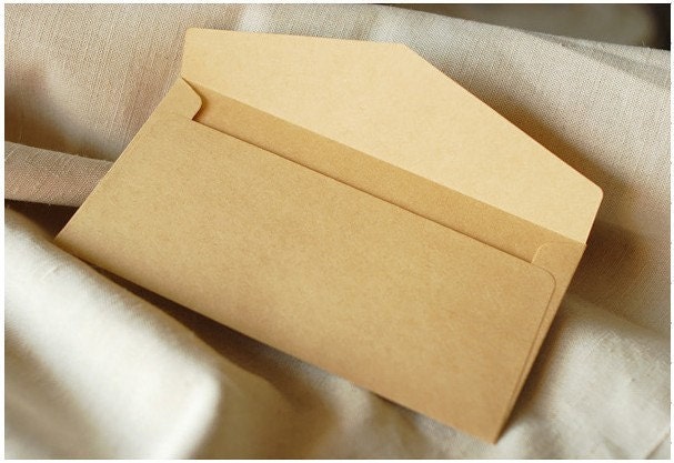 15 sheets Paper Envelope Set kraft Paper Envelopes DIY Letter Envelopes