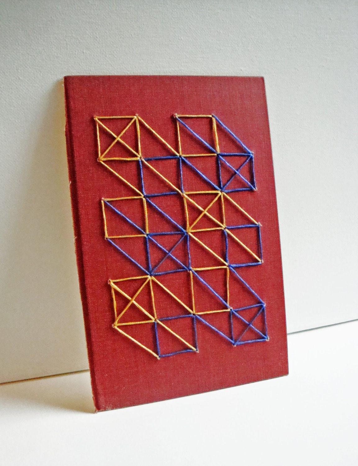 Embroidered Book Cover Art