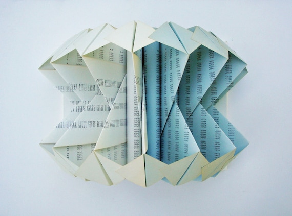 Folded Book Art Sculpture