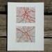 Embroidered Map of Birmingham and Manchester