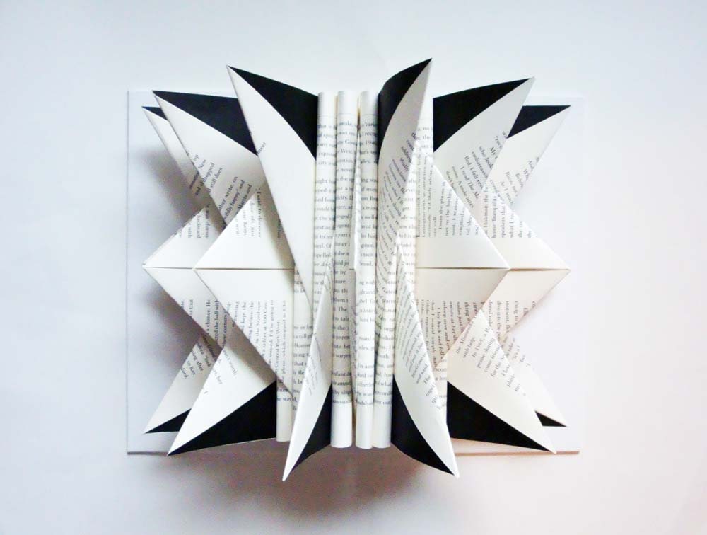 Folded Book Sculpture