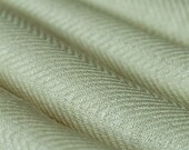 Herringbone Weaving Ivory Linen Fabric 59 Inch Width