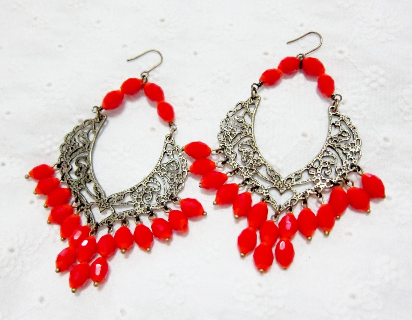 czech crystal chandelier earrings erg062