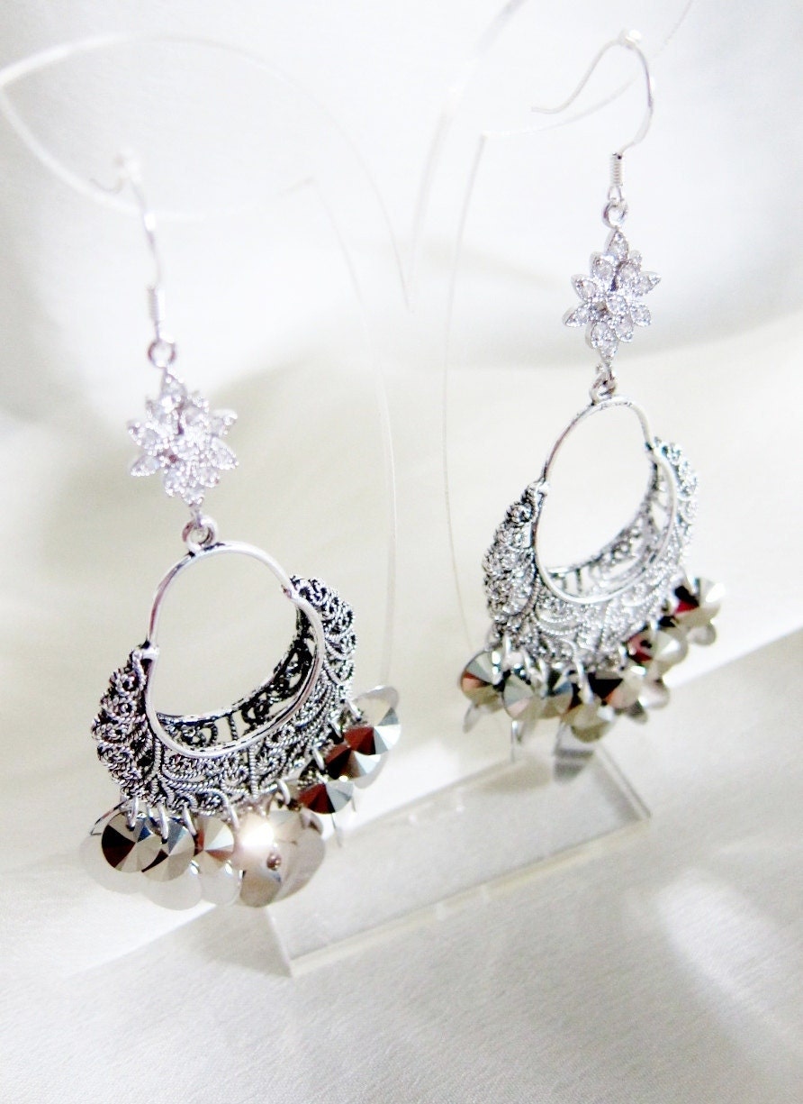 crystals disc earrings erg129
