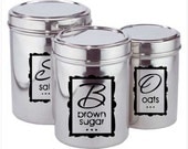 Kitchen Canister Labels (Set of 12 labels)