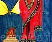 Tying the Knot Hers - Art Print