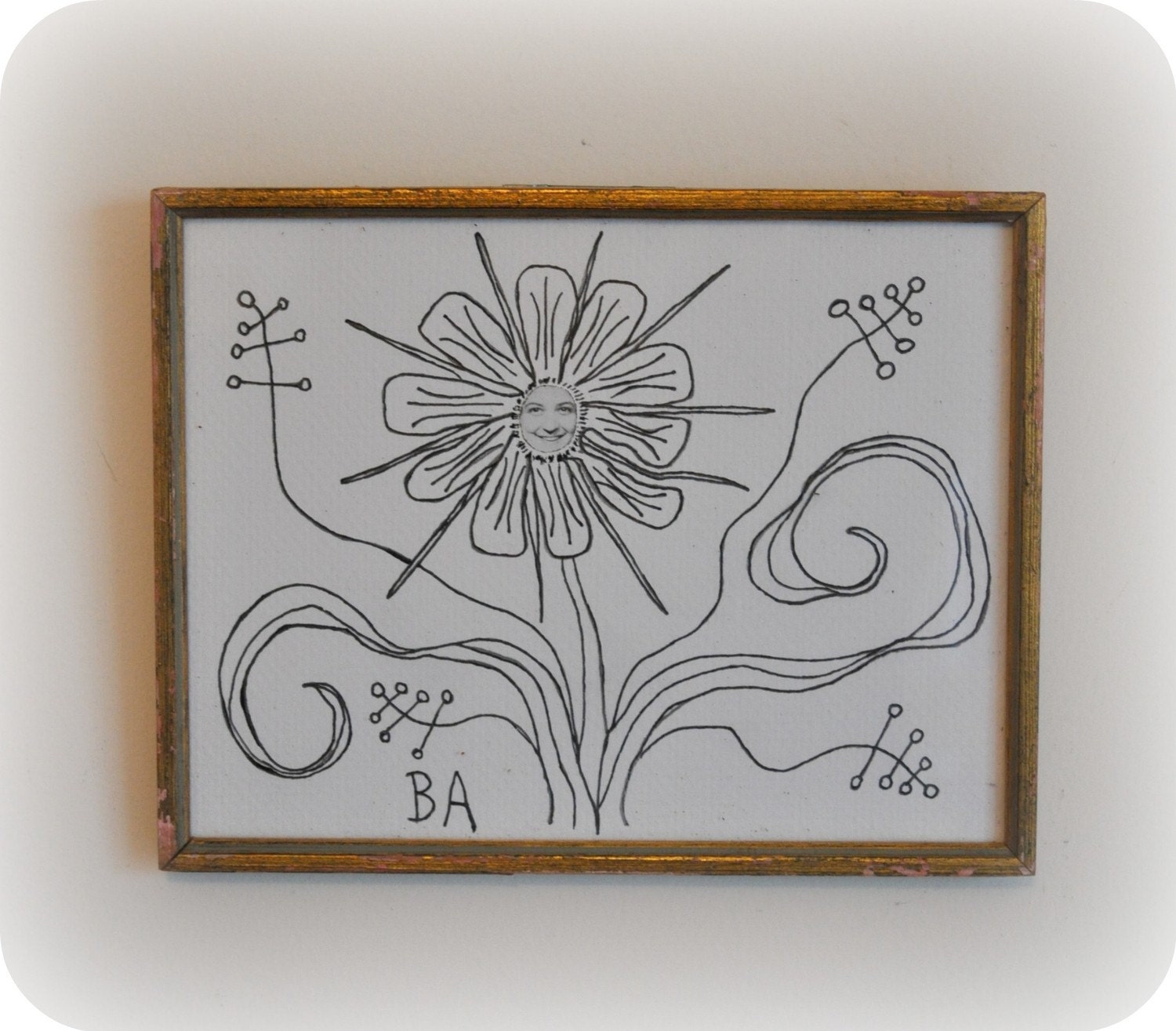 Framed Intertwangle Flower 1