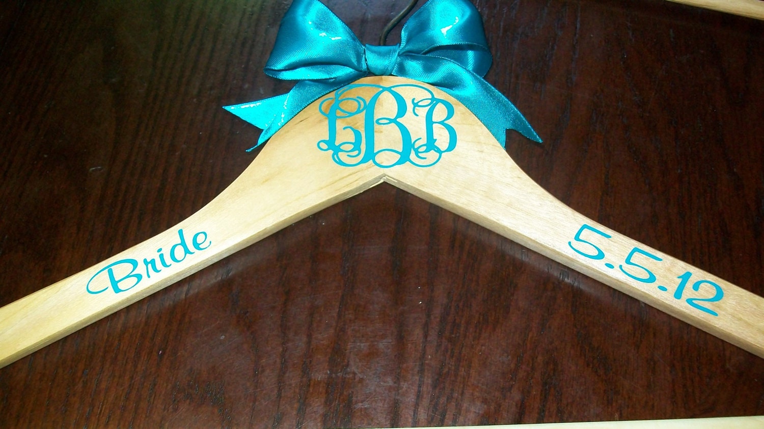 Personalized Wedding Hanger for Bride, Groom, Bridesmaid, Groomsman, Flower Girl or Ring Bearer