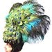 Peacock Feather Large Showgirl Headdress Large Headpiece 24x 20"