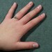 DELICATE TWO-LEAF Ring, made in either 14k yellow gold, or 14k white gold, Set With White Sapphire