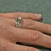 ALPINE LILY Wedding Ring Set, Half-Carat Diamond - Engagement ring and Matching Wedding band, in 14k white, yellow or rose gold