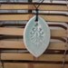 Ceramic Mermaid Pendant Necklace - Pale Turquoise