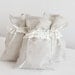 Weddings gift bags - Rustic Wedding Favors - Linen gift bags set of 5