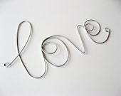 Inspirational - LOVE - Wire Wrapped Sign, Great Gift Idea - AntoArts