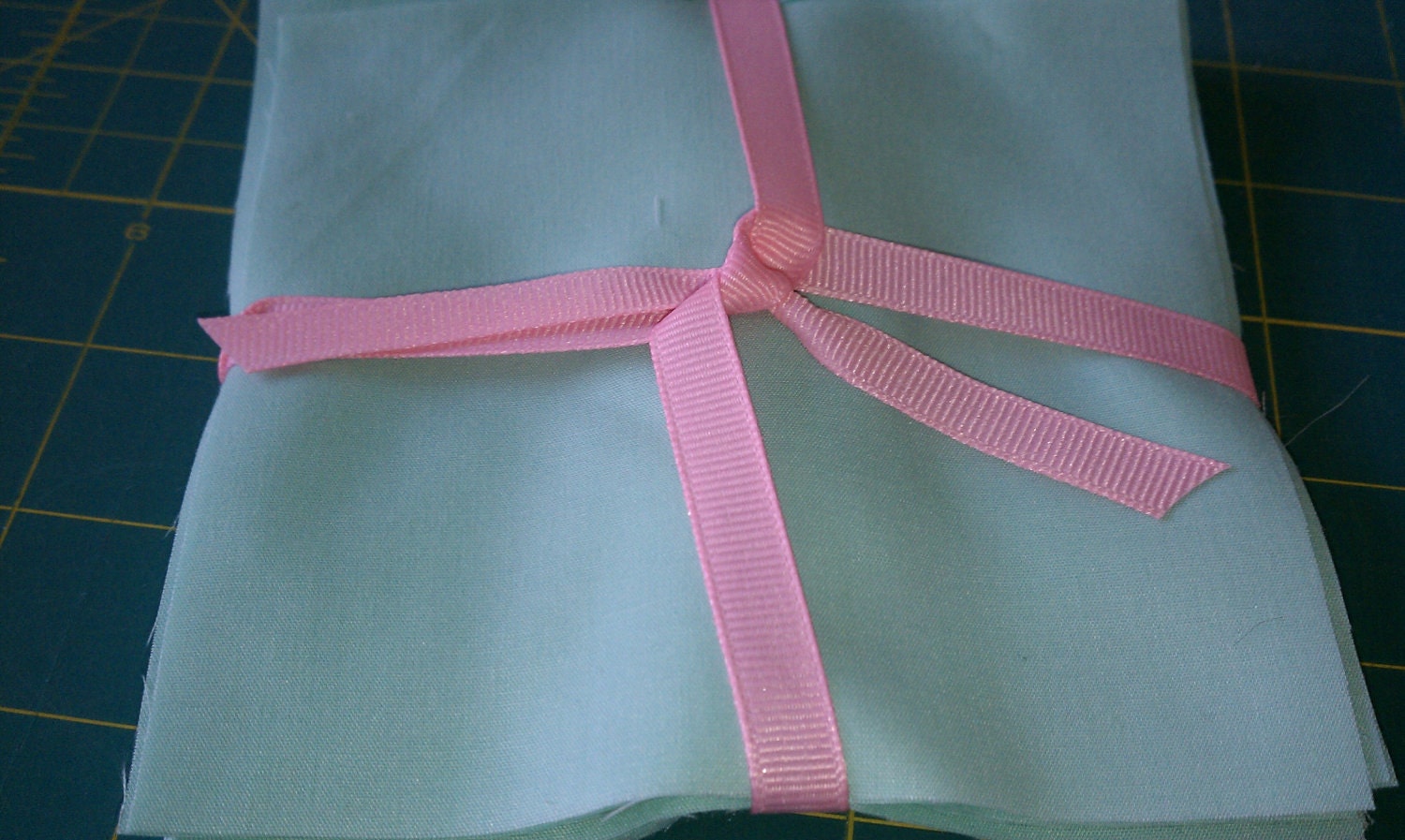 Mint Green Bundle Quilt Kit -- Twenty-four 5 inch squares